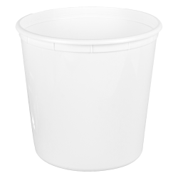 190 oz. White Polyethylene Container (Lid Sold Separately)